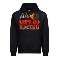 Black let's go racing Urban Hoodie - Zillion Design Studio