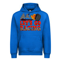 Cobalt let's go racing Urban Hoodie - Zillion Design Studio