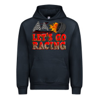 Navy let's go racing Urban Hoodie - Zillion Design Studio