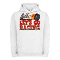 Pigment Lunar Rock let's go racing Urban Hoodie - Zillion Design Studio