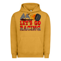 Pigment Peanut Butter let's go racing Urban Hoodie - Zillion Design Studio