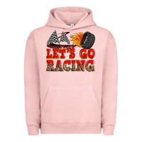 Pigment Salmon let's go racing Urban Hoodie - Zillion Design Studio