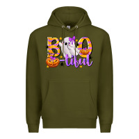 Army Green Boo-tiful Premium Hoodie - texasbilliewilder