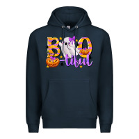 Navy Boo-tiful Premium Hoodie - texasbilliewilder