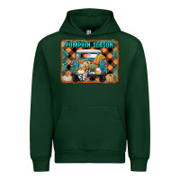 Forest Green pumpkin season truck Urban Hoodie - RanaPortraitStore