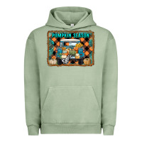 Pigment Oil Green pumpkin season truck Urban Hoodie - RanaPortraitStore