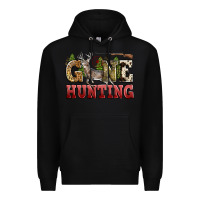 Black gone hunting Premium Hoodie - Zillion Design Studio