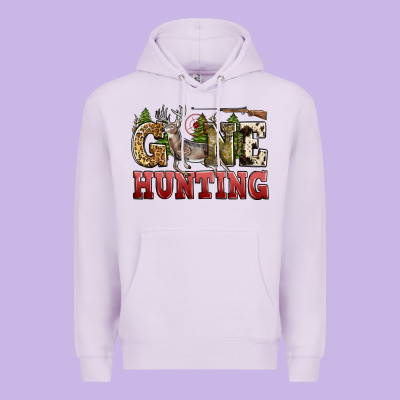 Gone Hunting Premium Hoodie Designed By Zillion Design Studio