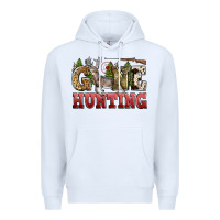 White gone hunting Premium Hoodie - Zillion Design Studio