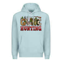 Blue Mist gone hunting Premium Hoodie - Zillion Design Studio