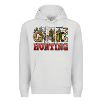 Dove Grey gone hunting Premium Hoodie - Zillion Design Studio