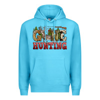Ocean Blue gone hunting Premium Hoodie - Zillion Design Studio