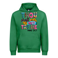 Emerald thou shalt not try me mood 24 7 Urban Hoodie - Zillion Design Studio