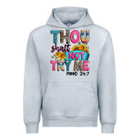 Heather Grey thou shalt not try me mood 24 7 Urban Hoodie - Zillion Design Studio