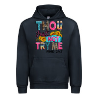 Navy thou shalt not try me mood 24 7 Urban Hoodie - Zillion Design Studio