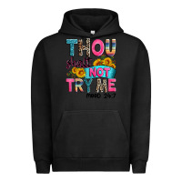 Pigment Black thou shalt not try me mood 24 7 Urban Hoodie - Zillion Design Studio