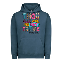 Pigment Midnight Navy thou shalt not try me mood 24 7 Urban Hoodie - Zillion Design Studio