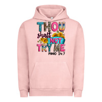 Pigment Salmon thou shalt not try me mood 24 7 Urban Hoodie - Zillion Design Studio