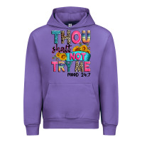 Tulip thou shalt not try me mood 24 7 Urban Hoodie - Zillion Design Studio