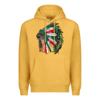 Mustard mexican flag indian headdress Premium Hoodie - RanaPortraitStore