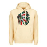 Pina Colada mexican flag indian headdress Premium Hoodie - RanaPortraitStore