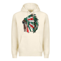 Tofu mexican flag indian headdress Premium Hoodie - RanaPortraitStore