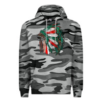Slate Camo mexican flag indian headdress Premium Hoodie - RanaPortraitStore