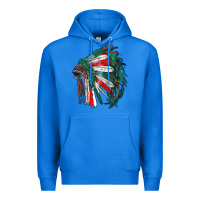 True Royal mexican flag indian headdress Premium Hoodie - RanaPortraitStore