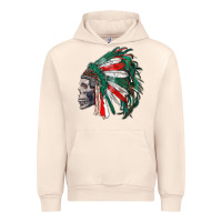 Sandshell mexican indian headdress with skull Urban Hoodie - RanaPortraitStore