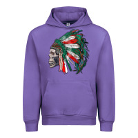 Tulip mexican indian headdress with skull Urban Hoodie - RanaPortraitStore