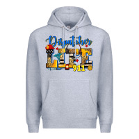 Heather Grey dispatcher life Premium Hoodie - Zillion Design Studio
