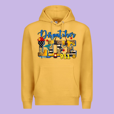 Dispatcher Life Premium Hoodie Designed By Zillion Design Studio