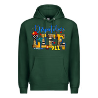 Sports Green dispatcher life Premium Hoodie - Zillion Design Studio