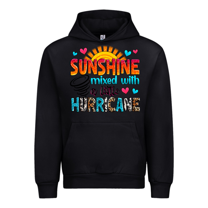 Sunshine Mixed With A Little Hurricane Urban Hoodie by Zillion Design Studio | Teevron
