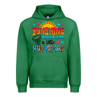 Emerald sunshine mixed with a little hurricane Urban Hoodie - Zillion Design Studio