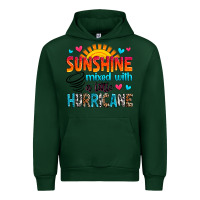 Forest Green sunshine mixed with a little hurricane Urban Hoodie - Zillion Design Studio
