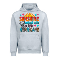 Heather Grey sunshine mixed with a little hurricane Urban Hoodie - Zillion Design Studio