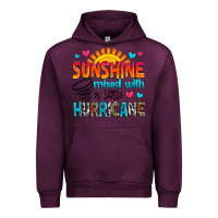 Mauve Wine sunshine mixed with a little hurricane Urban Hoodie - Zillion Design Studio