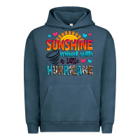 Pigment Midnight Navy sunshine mixed with a little hurricane Urban Hoodie - Zillion Design Studio