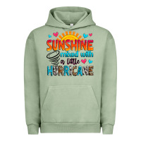 Pigment Oil Green sunshine mixed with a little hurricane Urban Hoodie - Zillion Design Studio