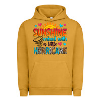 Pigment Peanut Butter sunshine mixed with a little hurricane Urban Hoodie - Zillion Design Studio