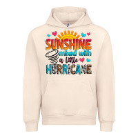 Sandshell sunshine mixed with a little hurricane Urban Hoodie - Zillion Design Studio