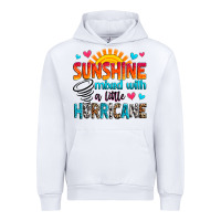 White sunshine mixed with a little hurricane Urban Hoodie - Zillion Design Studio