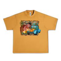 Peanut Butter Farm Life Fall Barn And Truck Urban Heavy Tee - Artiststas