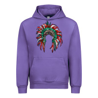 Mexican Flag Indian Headdress Urban Hoodie | Teevron