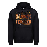 Black proud black teacher Urban Hoodie - Zillion Design Studio