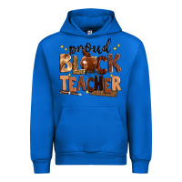 Cobalt proud black teacher Urban Hoodie - Zillion Design Studio