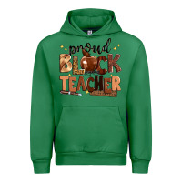 Emerald proud black teacher Urban Hoodie - Zillion Design Studio