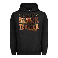 Pigment Black proud black teacher Urban Hoodie - Zillion Design Studio