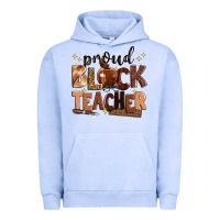 Pigment Grape Ice proud black teacher Urban Hoodie - Zillion Design Studio